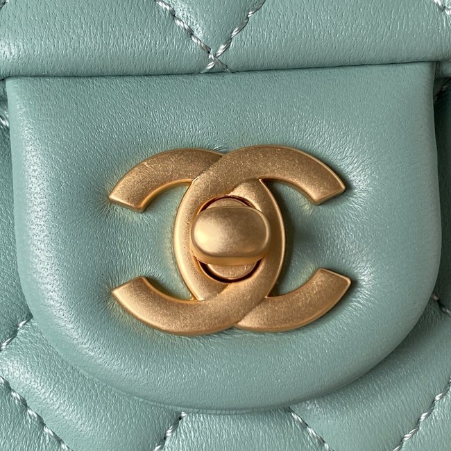 Chanel MINI FLAP BAG AS4040 light blue