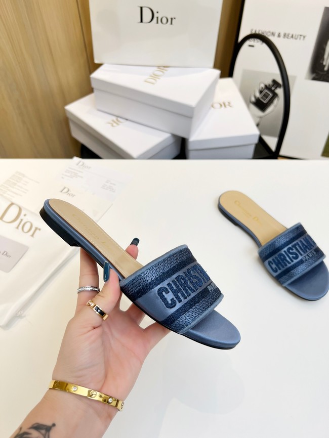 Dior DWAY SLIDE Embroidered Cotton 93319-6