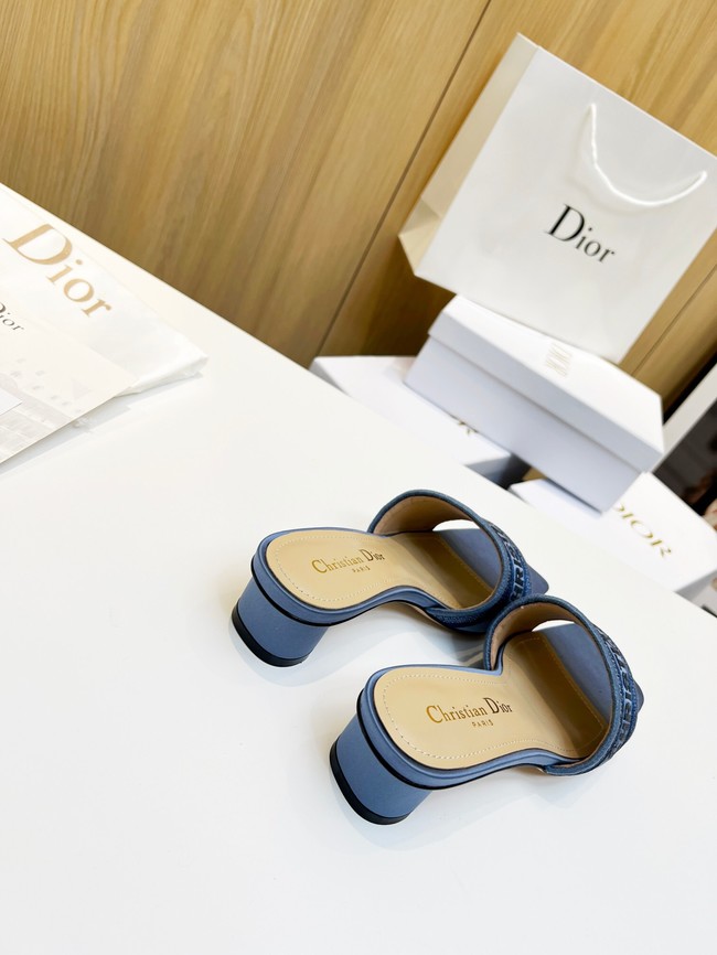 Dior DWAY SLIDE Embroidered Cotton 93320-6