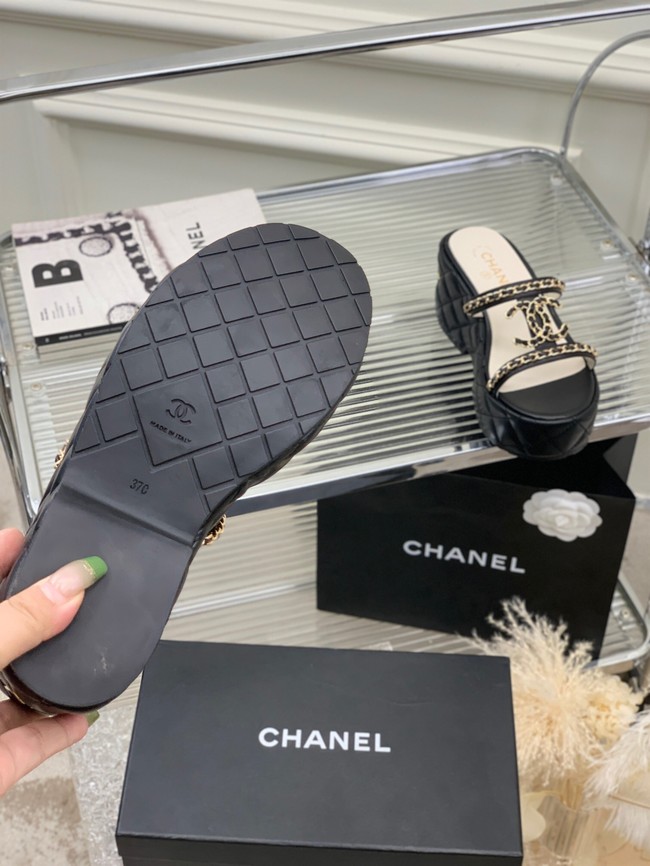 Chanel slippers heel height 7.5CM 93323-3