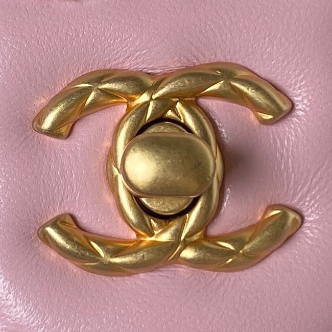 CHANEL SMALL VANITY CASE AS3973 pink