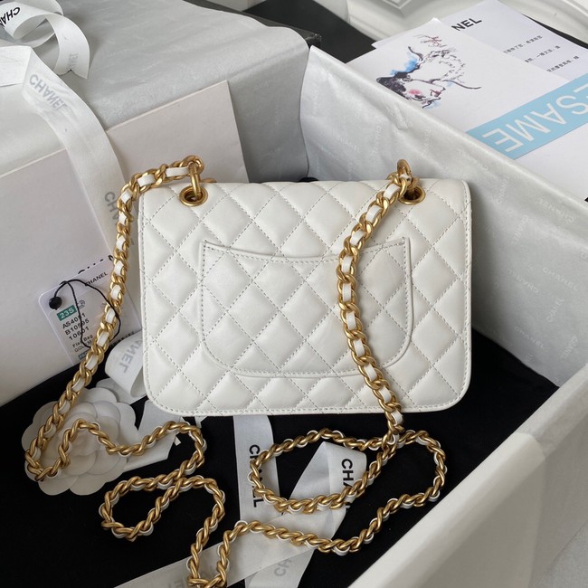 Chanel SMALL FLAP BAG AS4051 WHITE