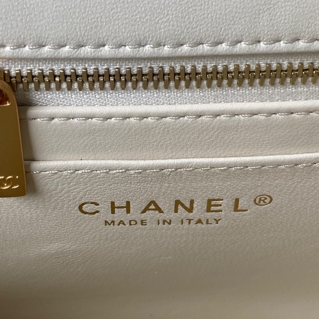 Chanel SMALL FLAP BAG AS4064 white