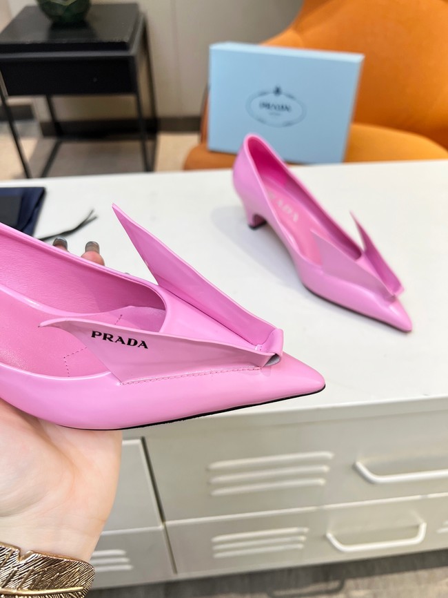 Prada leather pumps heel height 4.5CM 93379-1