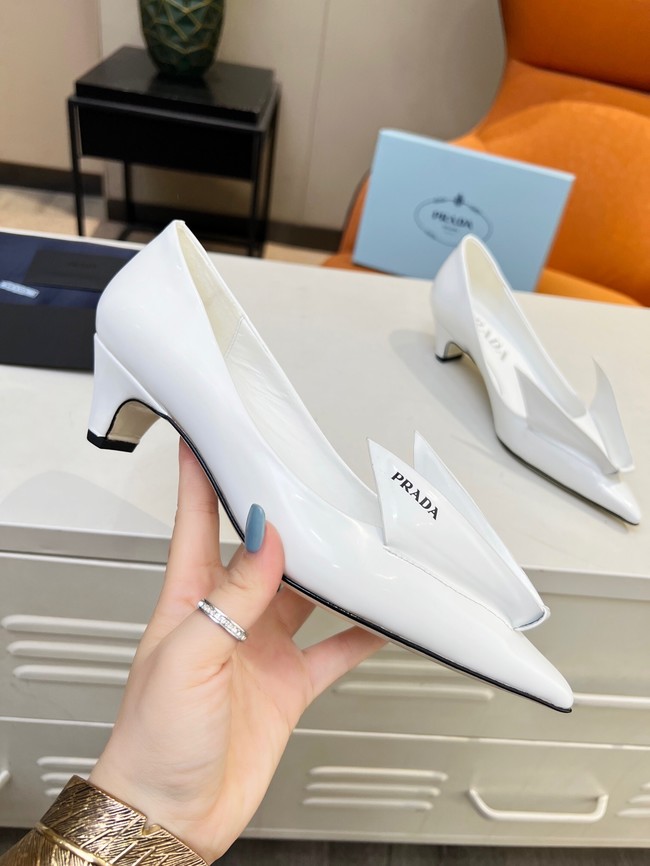 Prada leather slingbacks heel height 4.5CM 93379-2