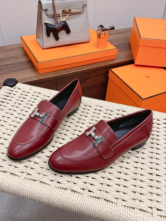 Hermes leather Shoes 93412-2