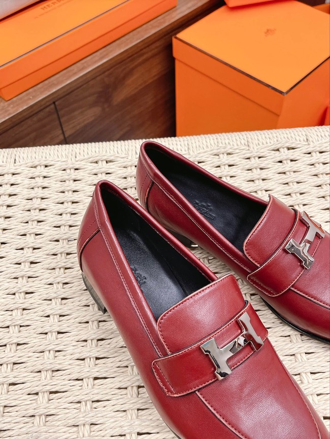 Hermes leather Shoes 93412-2