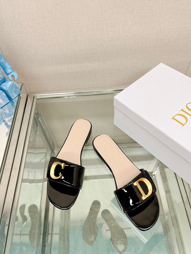 CEST DIOR SLIDE Patent Calfskin 93448-6