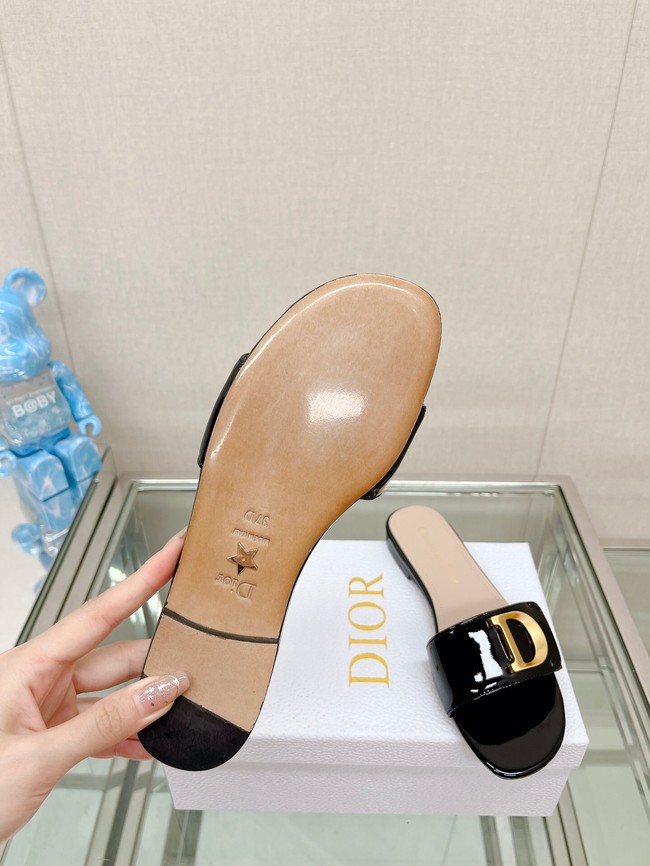 CEST DIOR SLIDE Patent Calfskin 93448-6