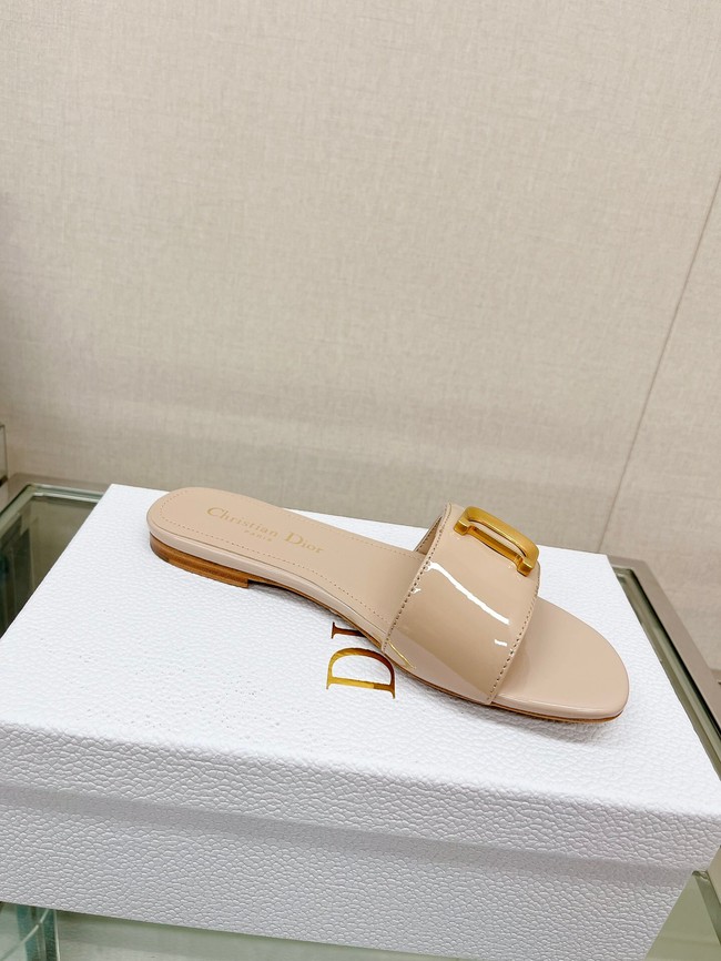 CEST DIOR HEELED SLIDE Patent Calfskin 93448-7