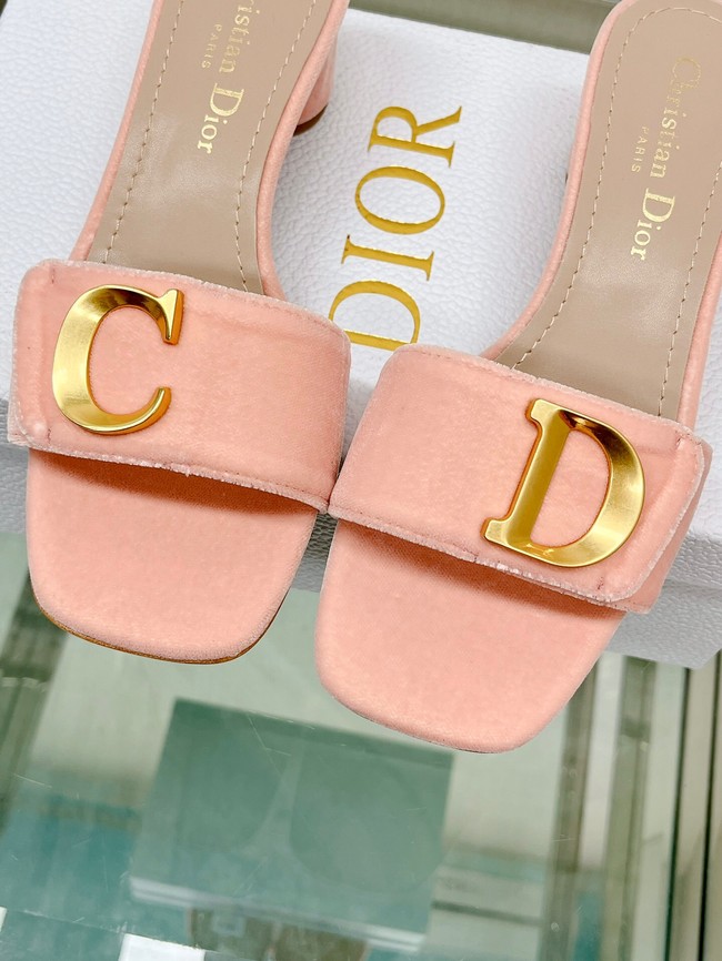 CEST DIOR HEELED SLIDE Velvet 93449-5