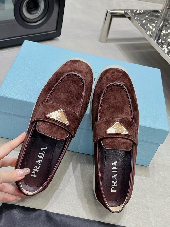 Prada Suede leather loafers 93459-3