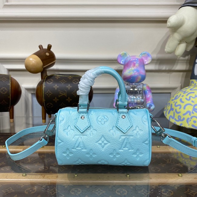 Louis Vuitton Nano Speedy M82342 Pearly Lagoon Turquoise