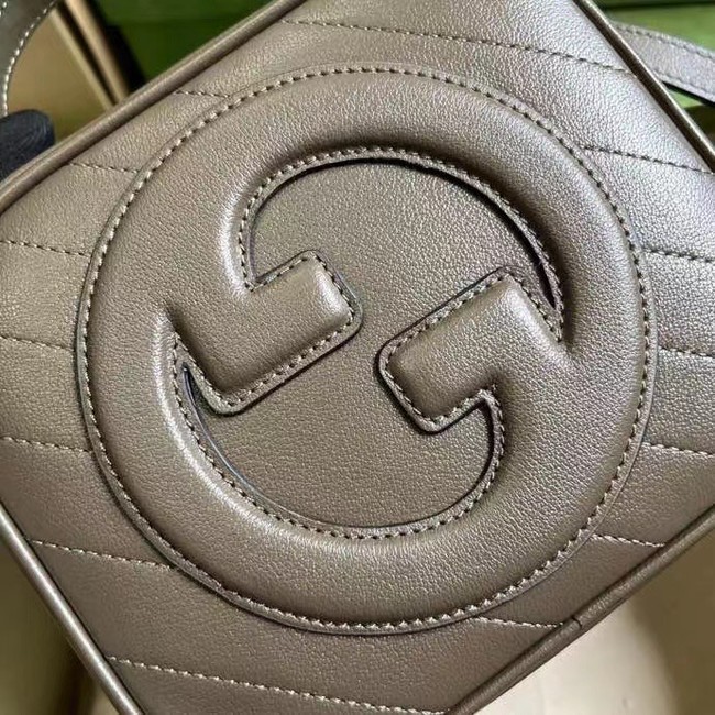 GUCCI BLONDIE TOP HANDLE BAG 744434 Brown 