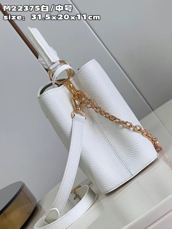 Louis Vuitton Capucines MM M20784 white