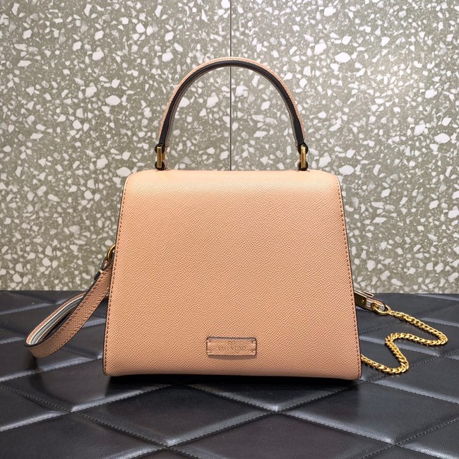 VALENTINO VSLING small Grain calf leather Shoulder bag WB0F53 Cinnamon Pink