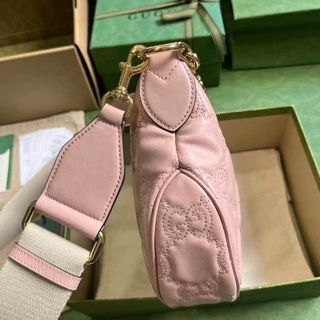 Gucci GG MATELASSE SMALL SHOULDER BAG 739709 pink