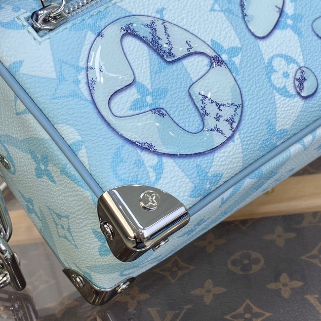 Louis Vuitton Mini Soft Trunk M22588 light blue