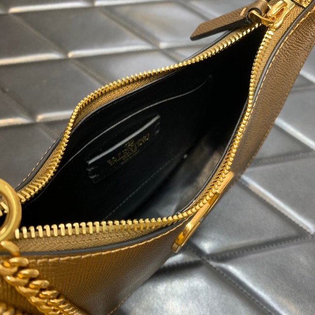 VALENTINO GARAVANI VLOGO SIGNATURE leather bag QRGF9 gold