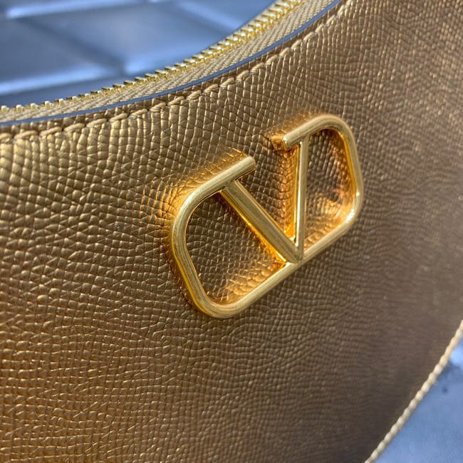 VALENTINO GARAVANI VLOGO SIGNATURE leather bag QRGF9 gold