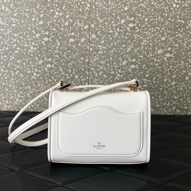 VALENTINO LOCO calf leather mini 0167 white