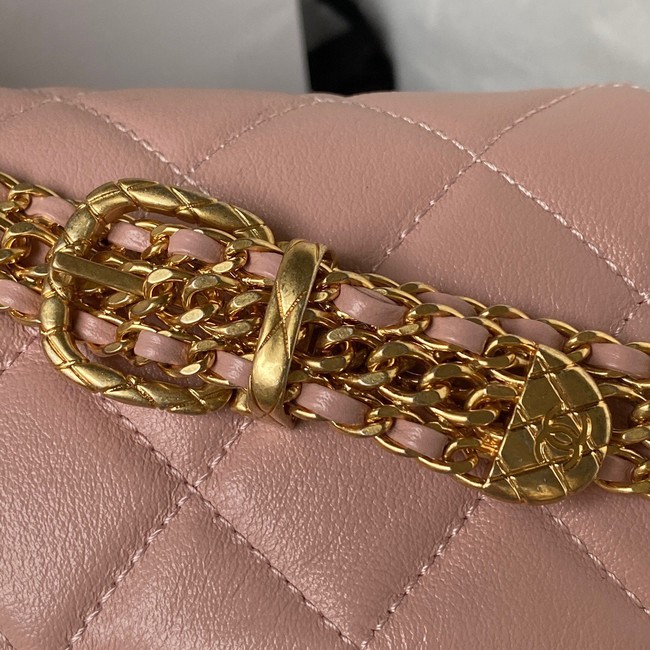 Chanel SMALL FLAP BAG AS3984 pink