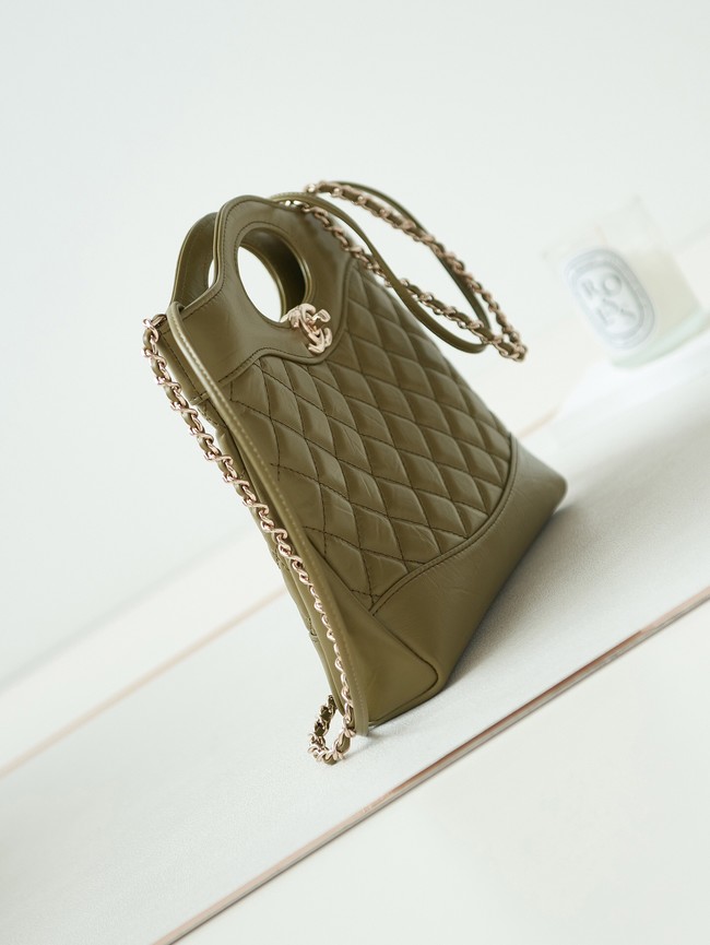 CHANEL 31 MINI SHOPPING BAG AS4133 GREEN