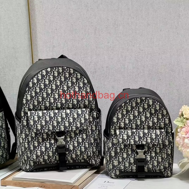 DIOR EXPLORER BACKPACK Beige and Black Dior Oblique Jacquard 1ESBA012YKY