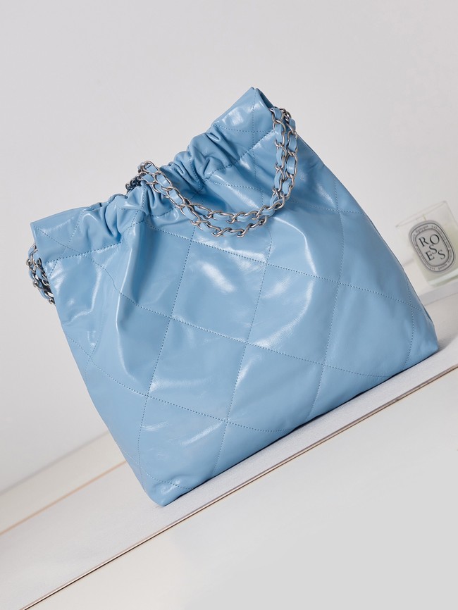 CHANEL 22 HANDBAG AS3260 Blue