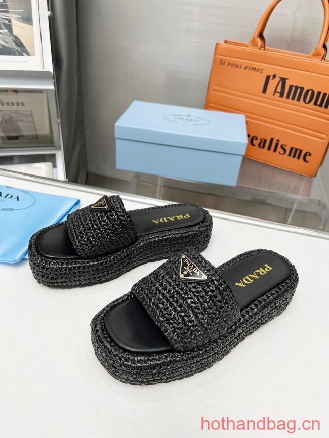 Prada Crochet flatform slides 93590-2