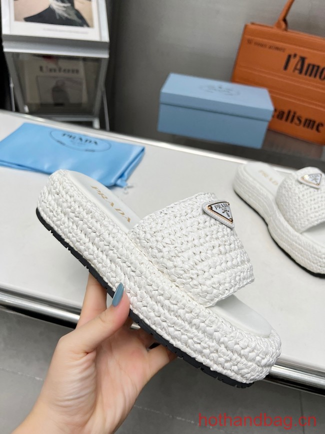 Prada Crochet flatform slides 93590-3