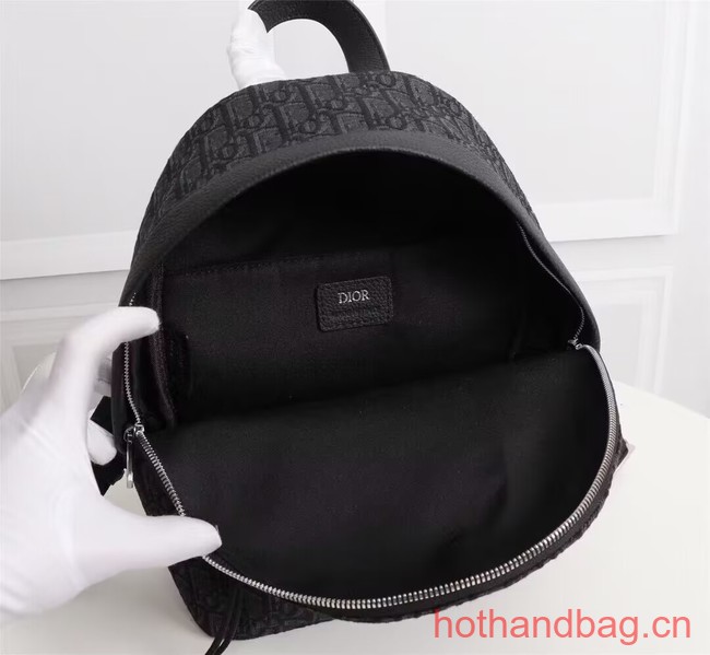 DIOR BACKPACK Oblique Jacquard CM1089 black