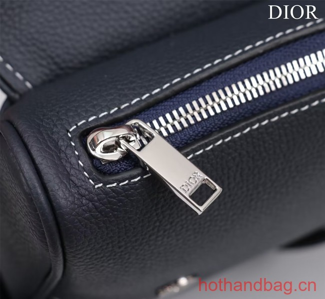 Dior Essentials SADDLE BAG Grained Calfskin 1ADPO093f-2 Royal Blue 