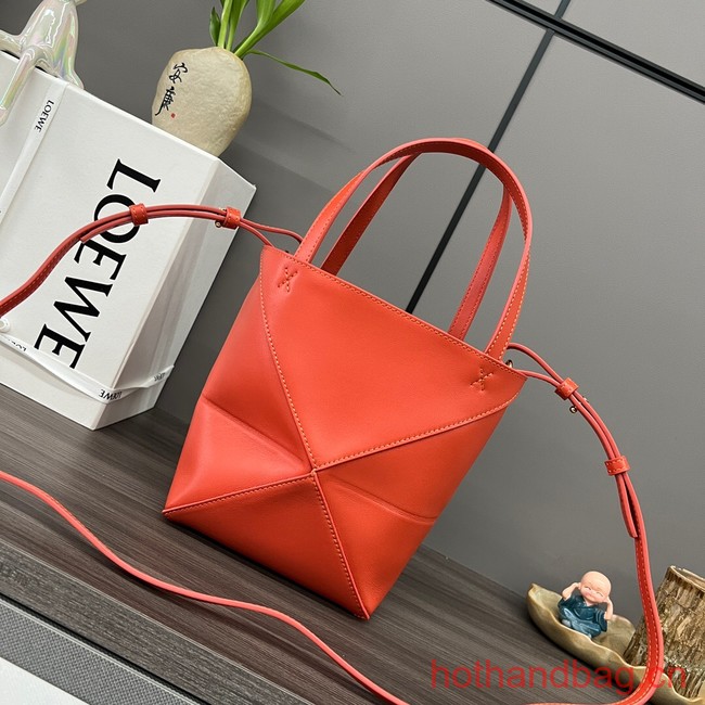 Loewe Original Leather small Shoulder bag 052322 orange