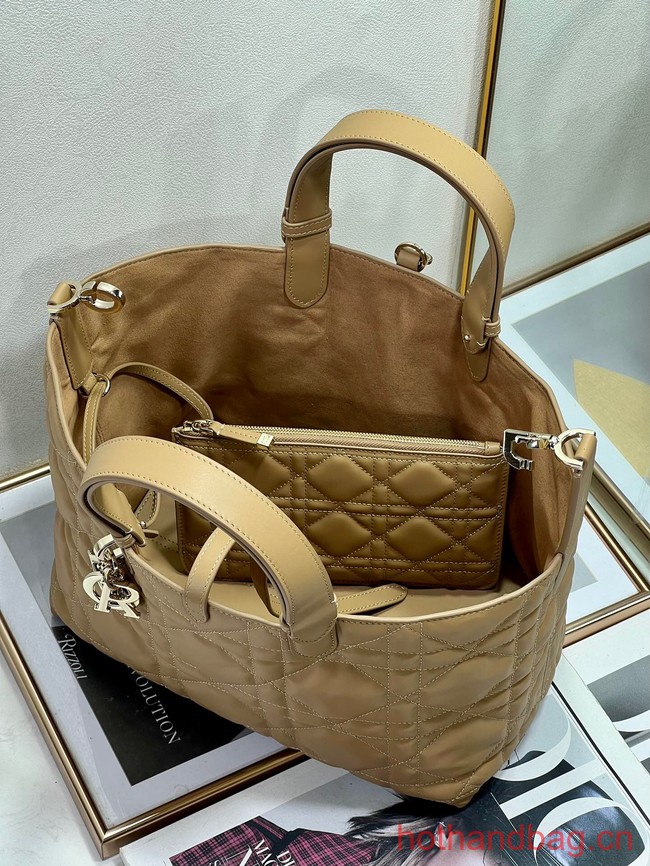 MEDIUM DIOR TOUJOURS BAG Medium Tan Macrocannage Calfskin M2821O