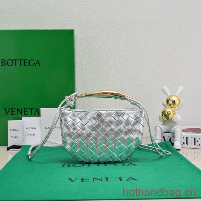 Bottega Veneta Mini Sardine 744267 Silver