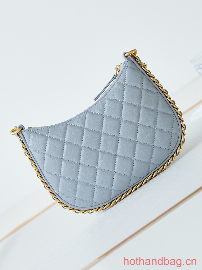 Chanel HOBO HANDBAG AS4378 light blue