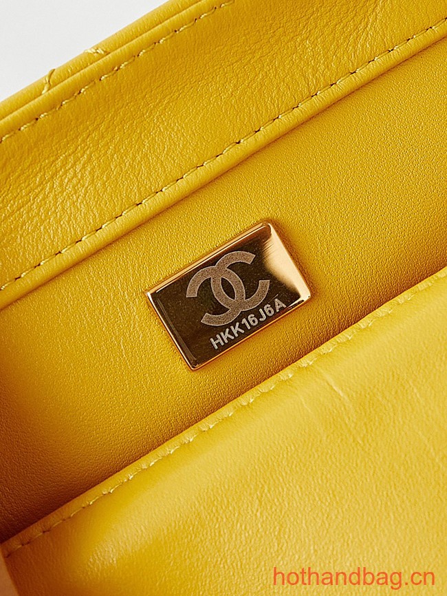 Chanel MINI FLAP BAG AS4165 Yellow