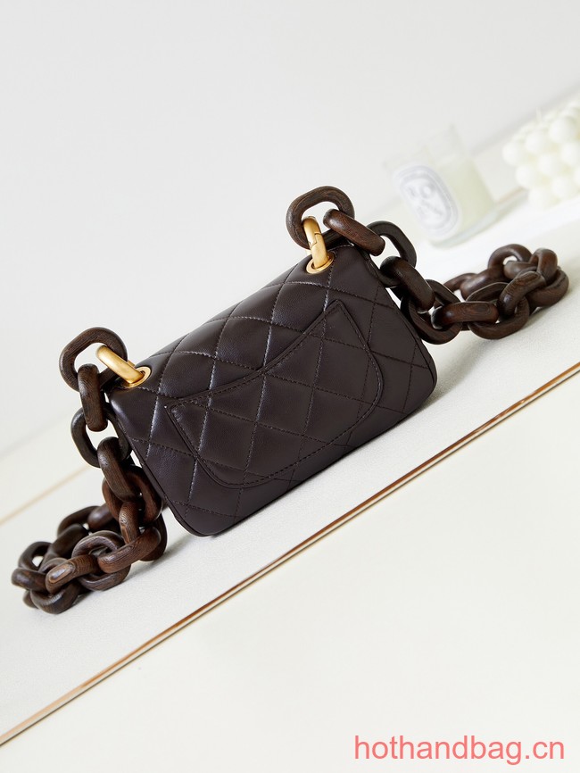 Chanel MINI FLAP BAG AS4165 Coffee