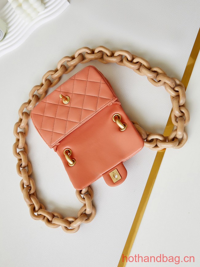 Chanel MINI FLAP BAG AS4165 orange