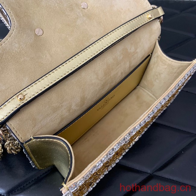 VALENTINO V-logo MINI LOCO bag 5032C gold