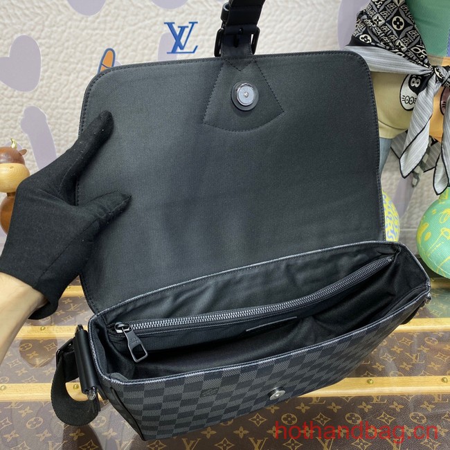 Louis Vuitton Damier Graphite coated canvas Messenger M46685 black