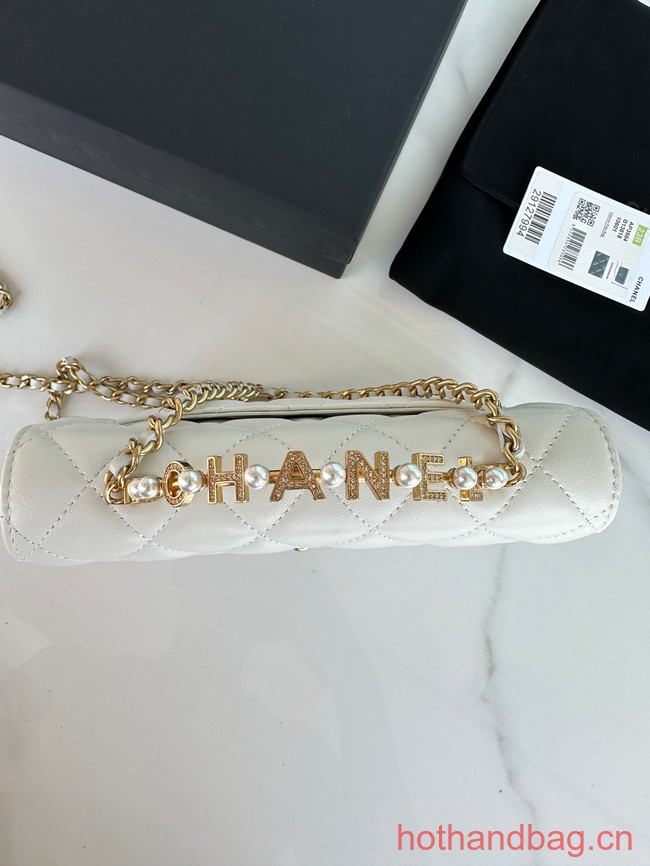 Chanel SMALL FLAP BAG AP3504 white