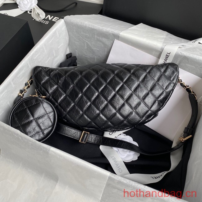 Chanel pocket AS1077 black