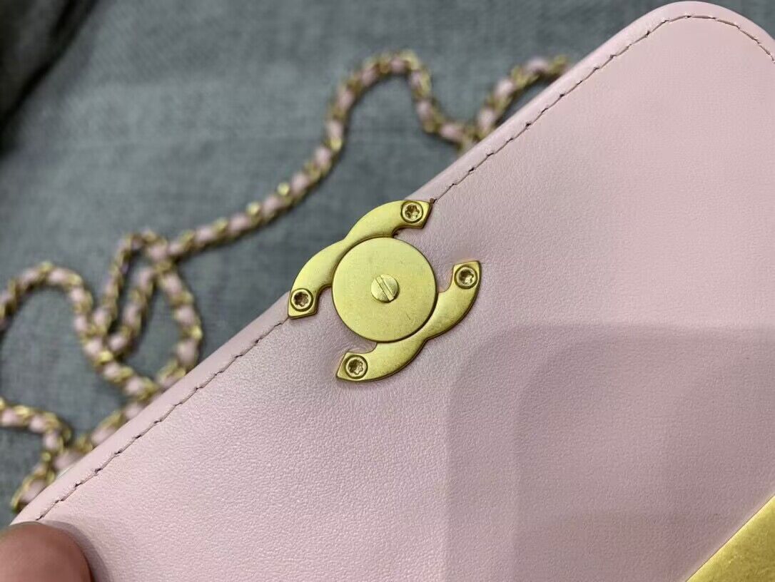 CHANEL 22B Kelly Top Handle Bag AP2945Y Pink