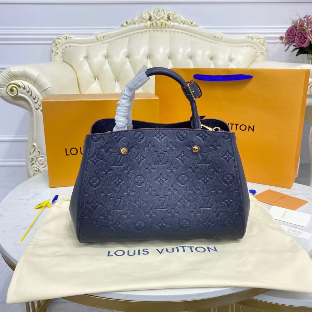 Louis vuitton original MONTAIGNE MM M44311 dark blue