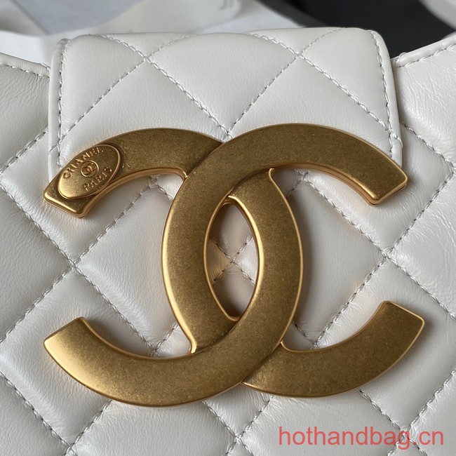 Chanel MESSENGER BAG AS4610 white