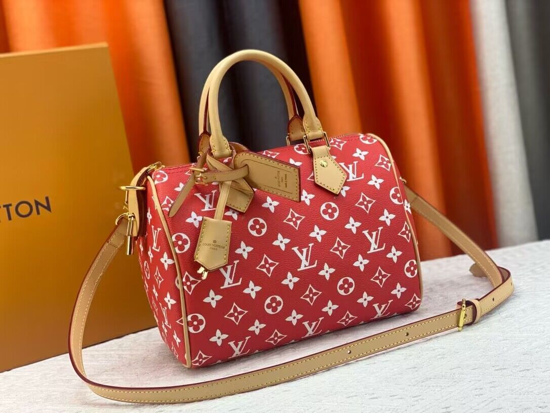 Louis Vuitton LV2024 Speedy 25 M24424 Red