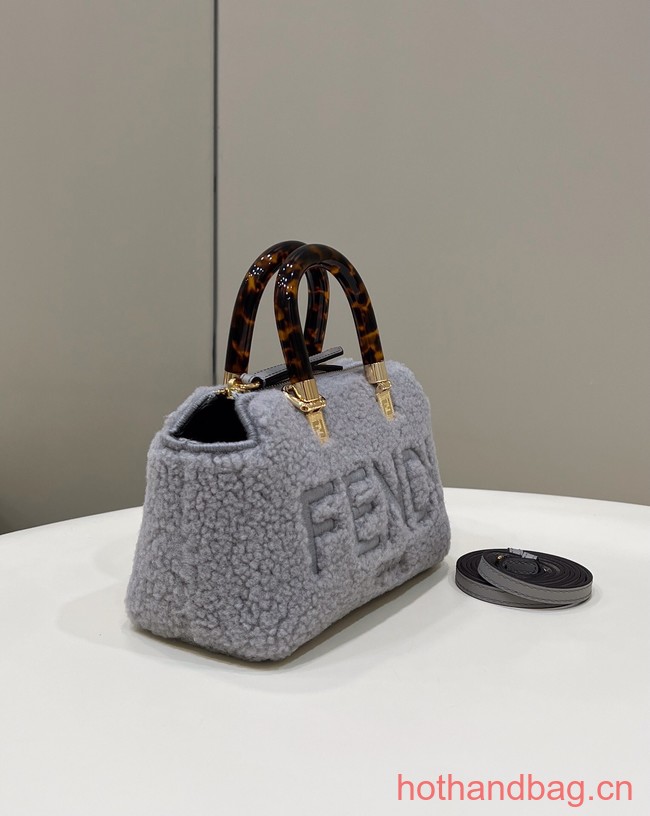 Fendi By The Way Mini Small Boston bag 8BS067 gray