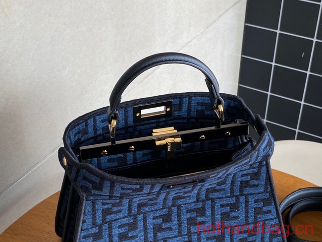 Fendi Peekaboo ISeeU Petite 8BN335 blue